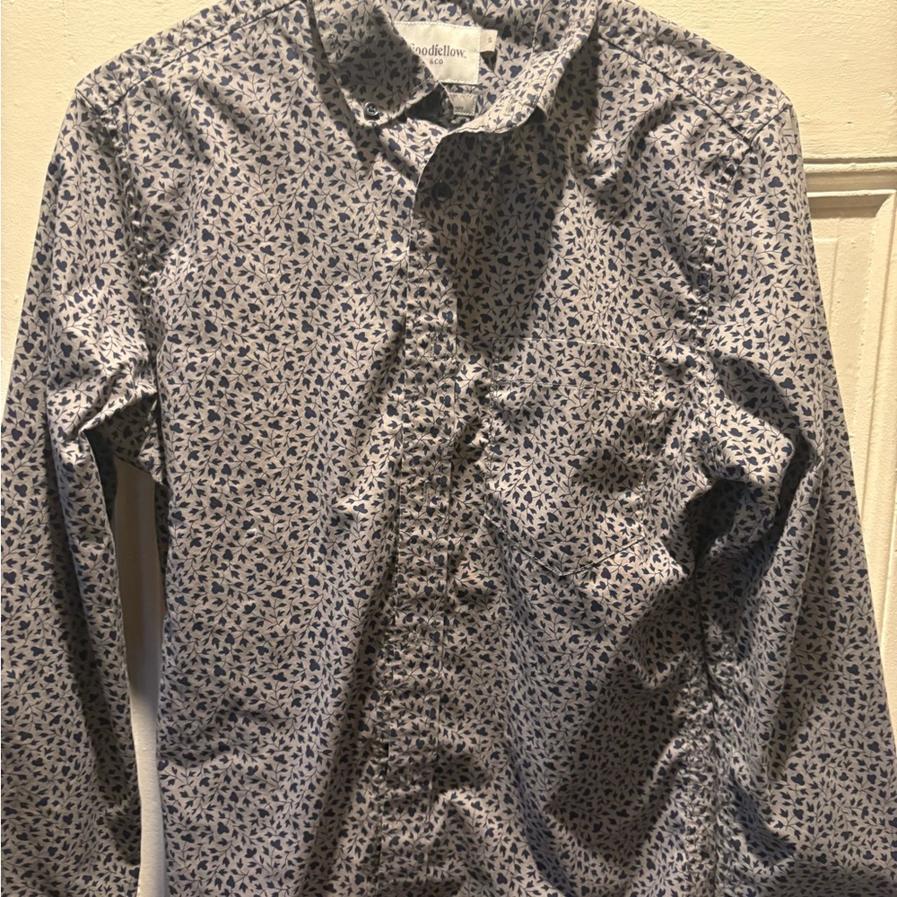 Goodfellow & Co Blue Casual Button Down Shirt